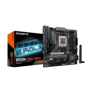 GIGABYTE B850M EAGLE WIFI7 AM5 Micro-ATX Motherboard, DDR5, 2x M.2, PCIe 5.0, Wi-Fi 7