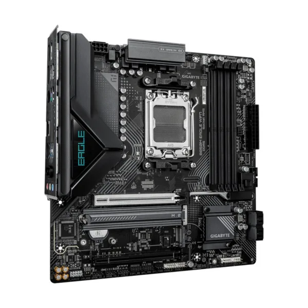 13-145-618-06.jpg GIGABYTE B850M EAGLE WIFI7 AM5 Micro-ATX Motherboard, DDR5, 2x M.2, PCIe 5.0, Wi-Fi 7