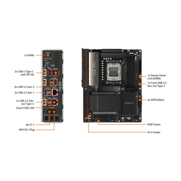13-145-619-11.jpg GIGABYTE X870E AERO X3D DARK WOOD AM5 ATX Motherboard, DDR5, 4x M.2, USB4, Wi-Fi 7, Dual 5GbE
