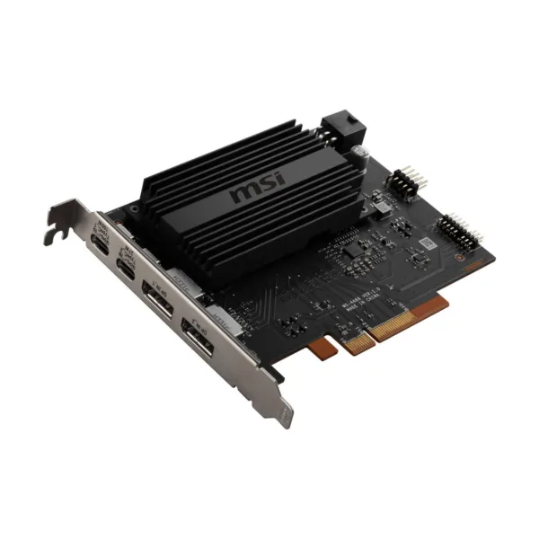 15-127-013-21.jpg MSI USB4 PD100W Expansion Card, PCIe 4.0 x4, Dual USB4 Type-C 40Gbps, 100W Power Delivery