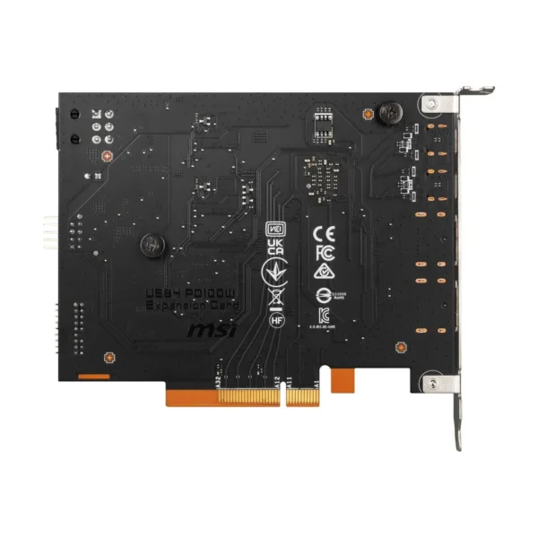 15-127-013-22.jpg MSI USB4 PD100W Expansion Card, PCIe 4.0 x4, Dual USB4 Type-C 40Gbps, 100W Power Delivery