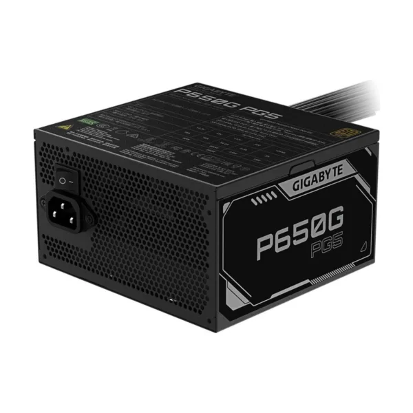 GIGABYTE P650G PG5 - ATX 3.1 & PCIe 5.1 Ready - 650W 80 Plus Gold Certified Power Supply