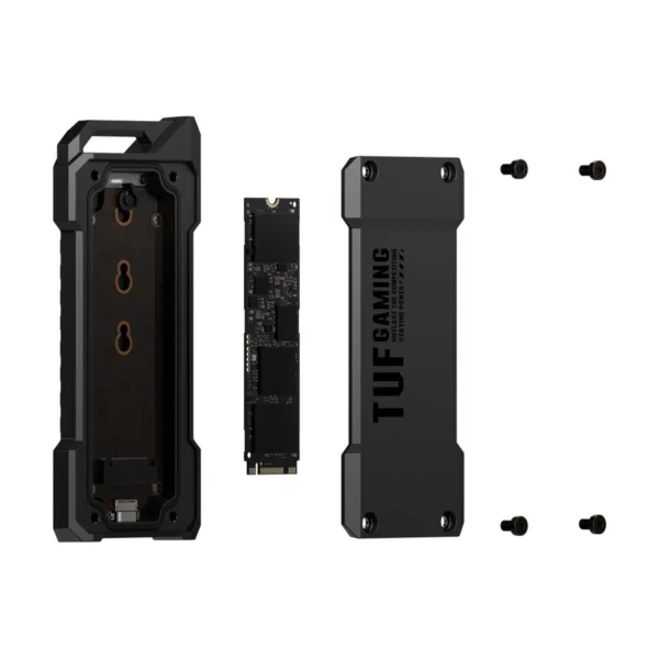17-320-028-12.png ASUS TUF Gaming A1 ESD-T1A Dual M.2 NVMe PCIe/SATA SSD Enclosure, USB-C 3.2 Gen 2x1, IP68