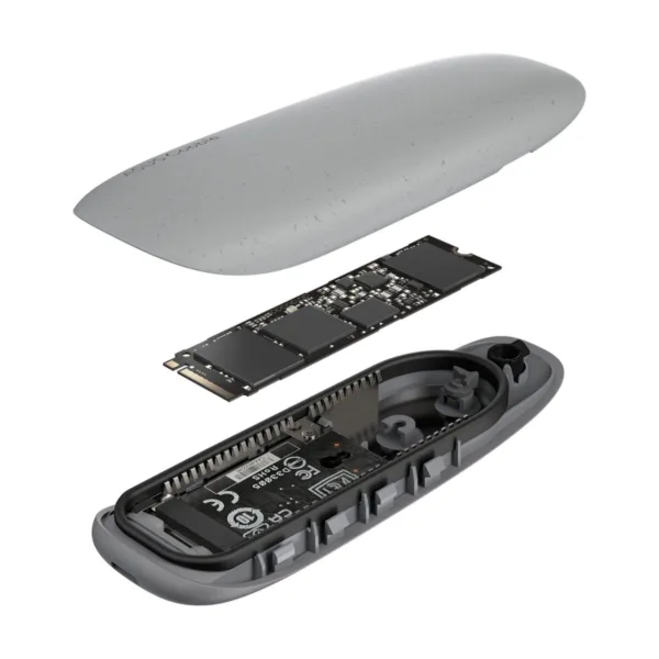 ASUS Cobble M.2 SSD Enclosure, USB-C 3.2 Gen 2x1, NVMe/SATA, Up to 4TB, IP55