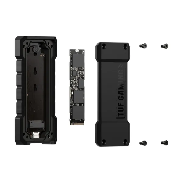 ASUS TUF Gaming A2 M.2 NVMe SSD Enclosure, USB 3.2 Gen 2x2 20Gbps, Up to 4TB, IP68