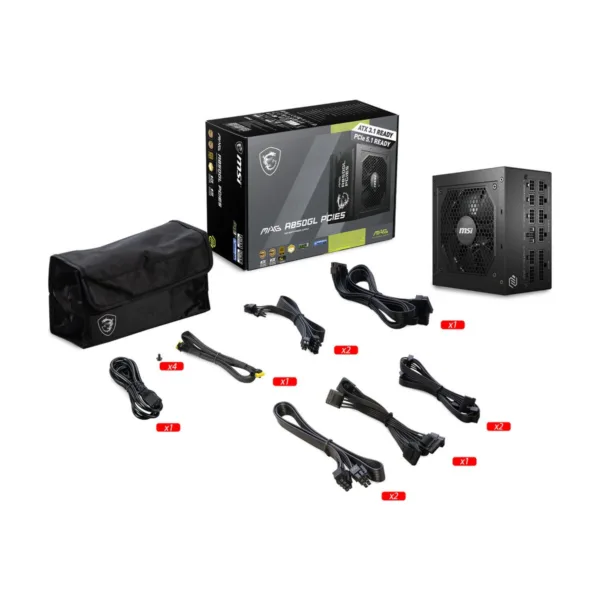 MSI MAG A850GL PCIE5 850W Power Supply