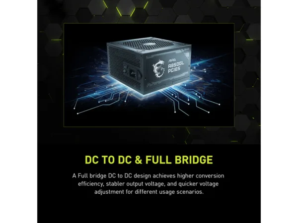 MSI MAG A850GL PCIE5 850W Power Supply