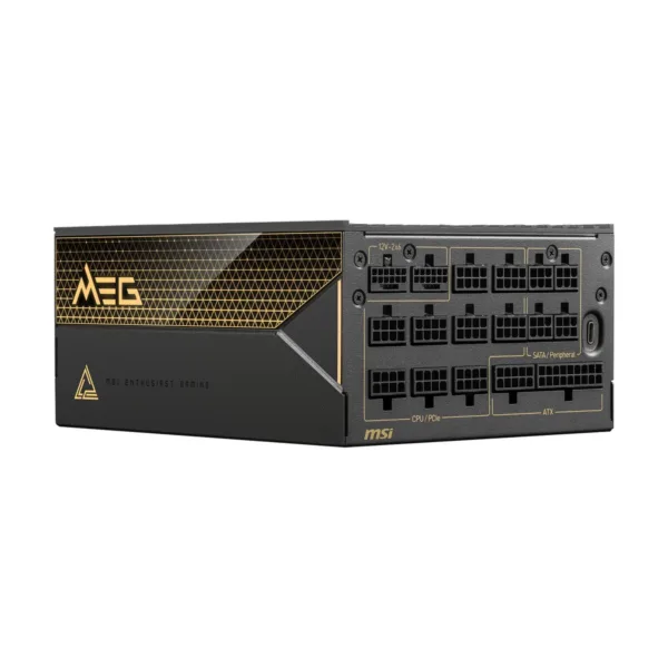 MSI MEG Ai1600T PCIE5 1600W Fully Modular Power Supply, 80+ Titanium, ATX 3.1