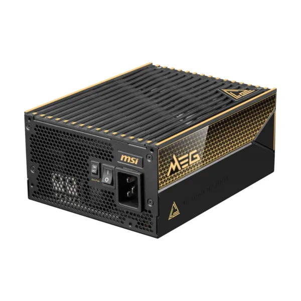 MSI MEG Ai1600T PCIE5 1600W Fully Modular Power Supply, 80+ Titanium, ATX 3.1