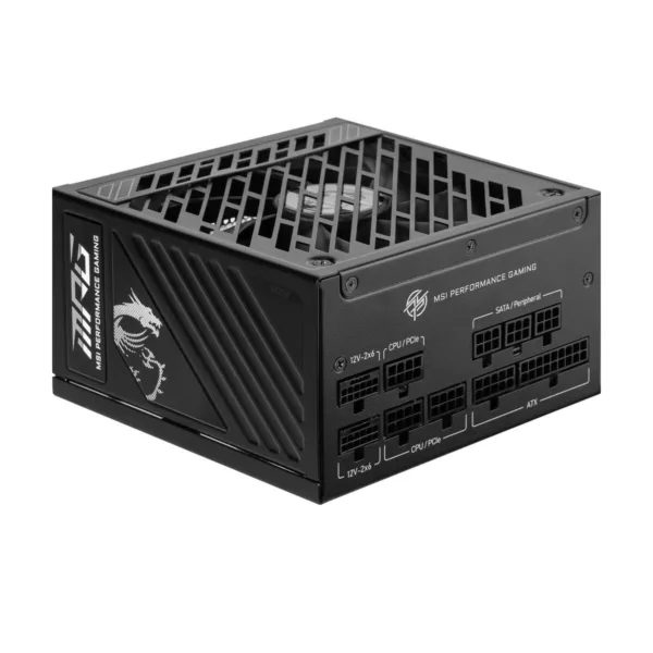 MSI MPG A1000GS PCIE5 II 1000W Fully Modular Power Supply, 80+ Gold, ATX 3.1