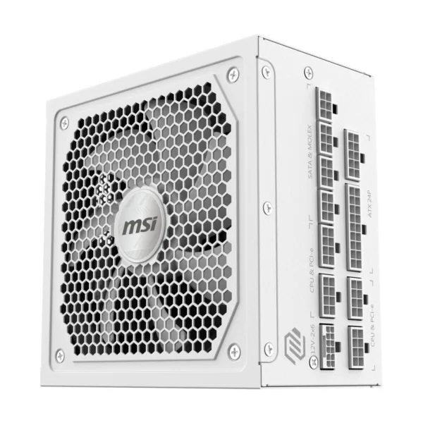 17-701-039-16.png MSI MAG A1000GL PCIE5 1000W Fully Modular Power Supply, White, 80+ Gold, ATX 3.1