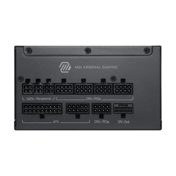 MSI MAG A1000PLS PCIE5 1000W Fully Modular Power Supply, 80+ Platinum, ATX 3.1