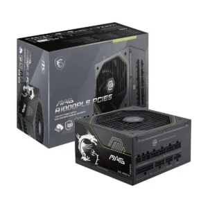 MSI MAG A1000PLS PCIE5 1000W Fully Modular Power Supply, 80+ Platinum, ATX 3.1