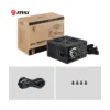 MSI MAG A600DN II Power Supply Unit, 600W, 80 PLUS Standard, ATX PSU, Black Flat Cables