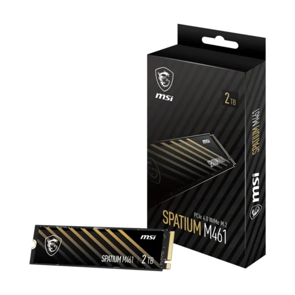 MSI M461 M.2 2280 2TB PCI-Express 4.0 3D NAND Internal Solid State Drive (SSD)