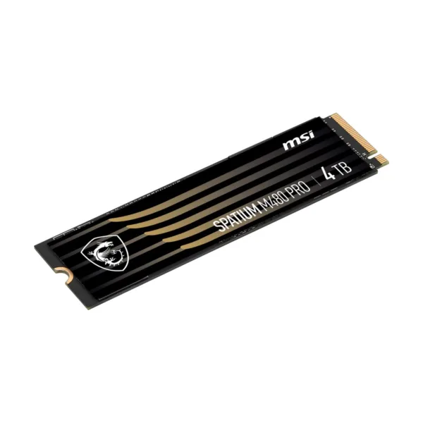 MSI SSD SPATIUM M480 PRO PCIe 4.0 NVMe M.2 4TB Internal Solid State Drive (SSD)