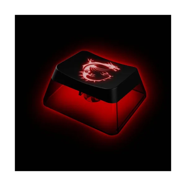 MSI Mechanical Keyboard ClearCaps Set, Dual-Layer Transparent Keycaps for MX-Style Switches