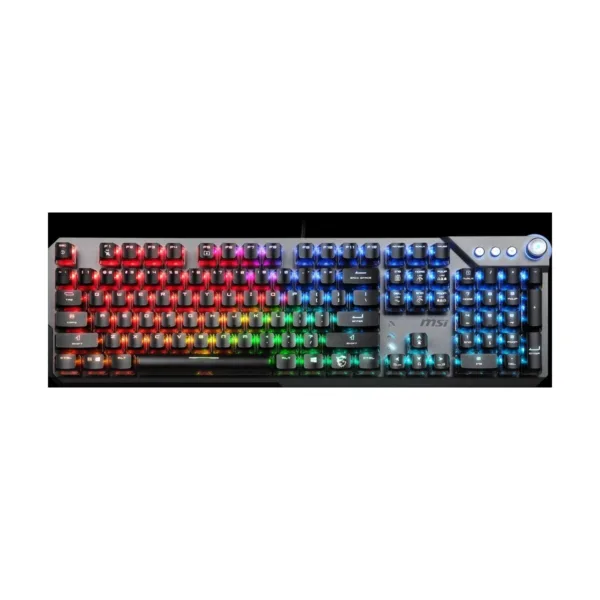 MSI Mechanical Keyboard ClearCaps Set, Dual-Layer Transparent Keycaps for MX-Style Switches