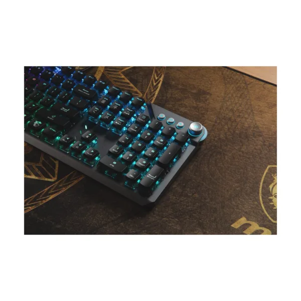 MSI Mechanical Keyboard ClearCaps Set, Dual-Layer Transparent Keycaps for MX-Style Switches