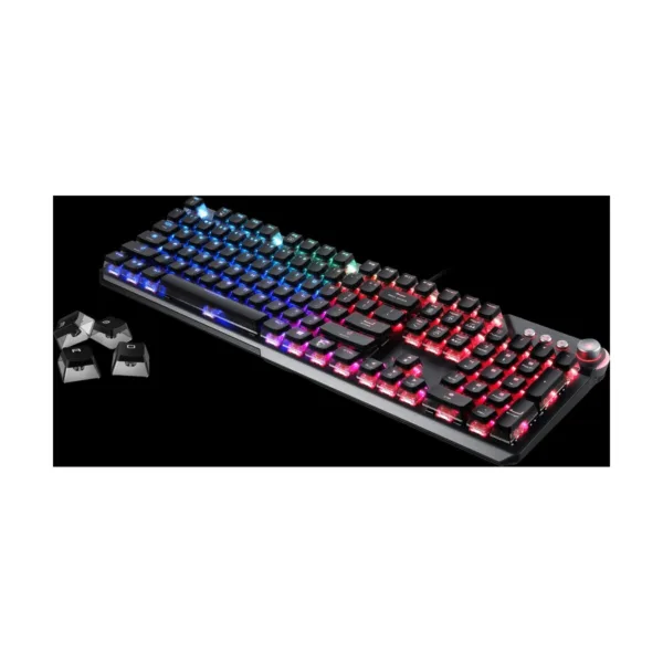 MSI Mechanical Keyboard ClearCaps Set, Dual-Layer Transparent Keycaps for MX-Style Switches