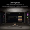 ASUS TUF Gaming K1 RGB Membrane Gaming Keyboard, Volume Knob, Wrist Rest, Black