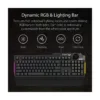 ASUS TUF Gaming K1 RGB Membrane Gaming Keyboard, Volume Knob, Wrist Rest, Black