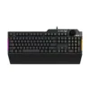 ASUS TUF Gaming K1 RGB Membrane Gaming Keyboard, Volume Knob, Wrist Rest, Black