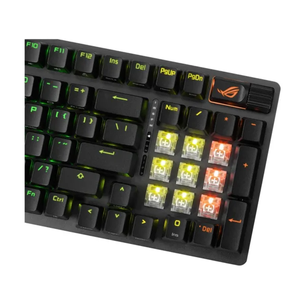 ASUS ROG Strix Scope II 96 Wireless Gaming Keyboard, ROG NX Snow Switches, PBT, Black