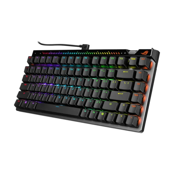 ASUS ROG Falchion Ace 75 HE Wired Gaming Keyboard, 75%, HFX V2 Magnetic Switches, Black