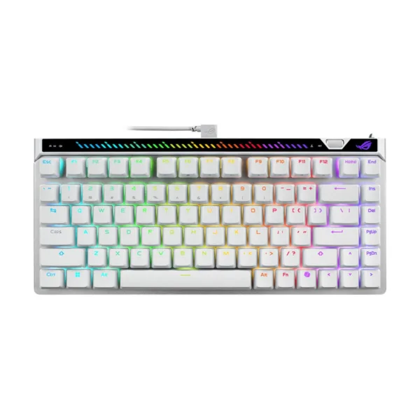 ASUS ROG Falchion Ace 75 HE Wired Gaming Keyboard, 75%, HFX V2X Magnetic Switches, White