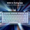 ASUS ROG Falchion Ace 75 HE Wired Gaming Keyboard, 75%, HFX V2X Magnetic Switches, White
