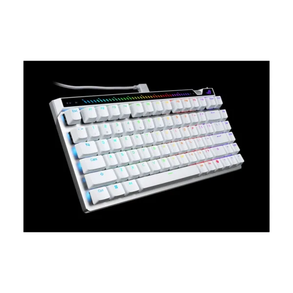 ASUS ROG Falchion Ace 75 HE Wired Gaming Keyboard, 75%, HFX V2X Magnetic Switches, White