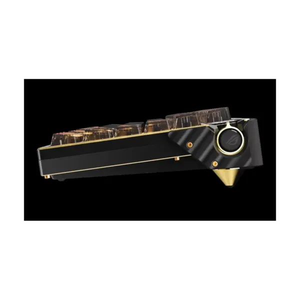ASUS ROG 20th Edition Azoth Extreme Wireless Mechanical Gaming Keyboard, 75% TKL, Gold/Black