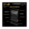 ASUS ROG 20th Edition Azoth Extreme Wireless Mechanical Gaming Keyboard, 75% TKL, Gold/Black