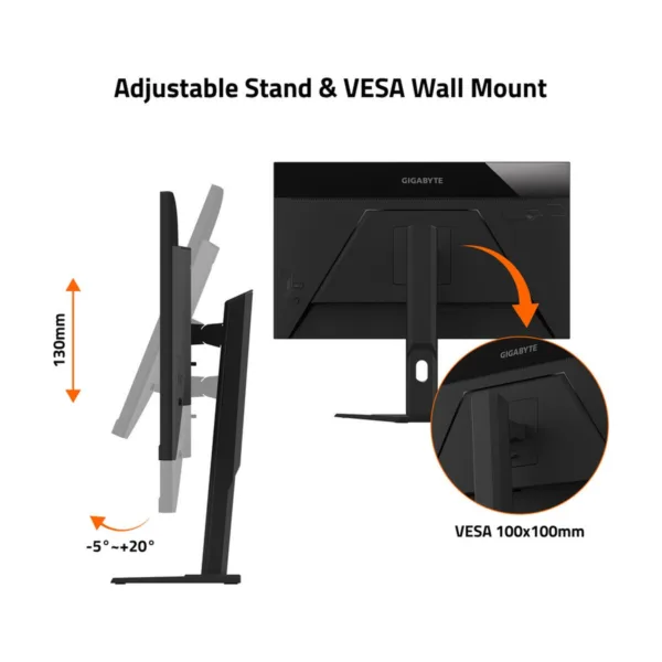 24-012-110-06.jpg GIGABYTE M27UA 27" 4K UHD 160Hz Gaming Monitor, 1ms, HDR400, USB-C KVM