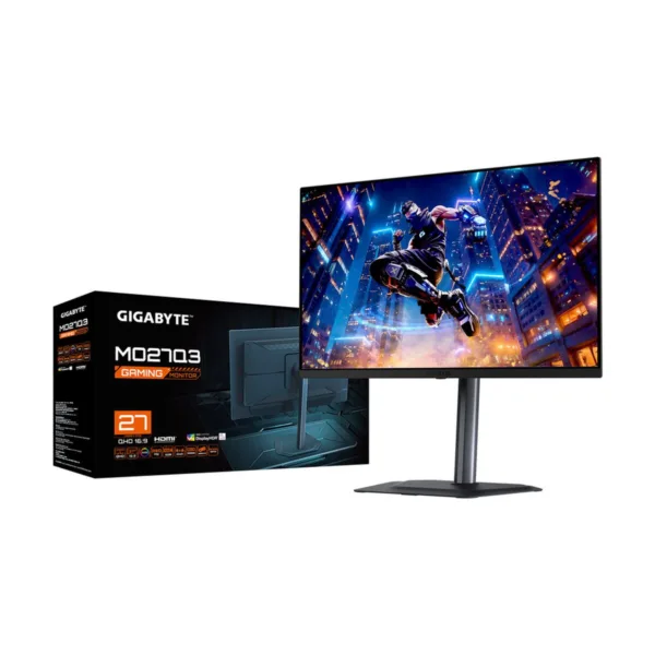 GIGABYTE MO27Q3 27" QHD 360Hz OLED Gaming Monitor, HDR400, KVM, USB-C, Speakers