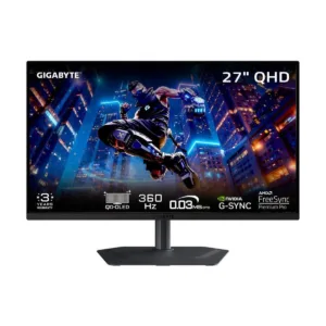 24-012-116-11.jpg GIGABYTE MO27Q3 27" QHD 360Hz OLED Gaming Monitor, HDR400, KVM, USB-C, Speakers