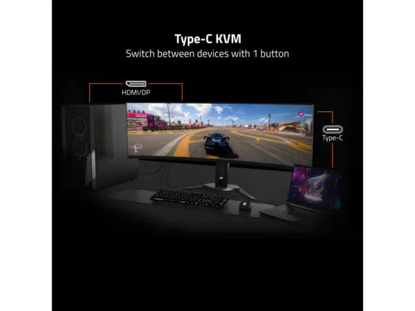 GIGABYTE MO27Q3 27" QHD 360Hz OLED Gaming Monitor, HDR400, KVM, USB-C, Speakers