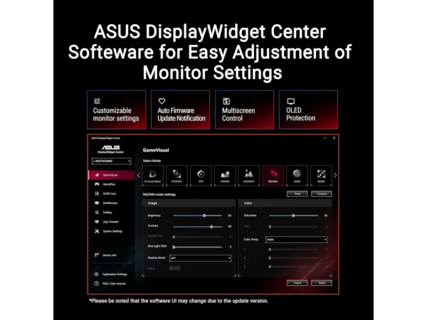 24-281-365-17.jpg ASUS ROG Strix XG27UCDMG 27" 4K UHD 240Hz OLED Gaming Monitor, 0.03ms, HDR400