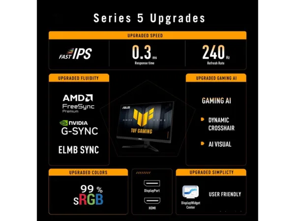 24-281-380-09.jpg ASUS TUF Gaming VG249QM5A 24" Full HD 240Hz Fast IPS Gaming Monitor, 0.3ms