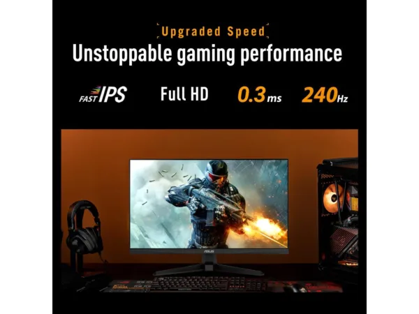 24-281-380-10.jpg ASUS TUF Gaming VG249QM5A 24" Full HD 240Hz Fast IPS Gaming Monitor, 0.3ms