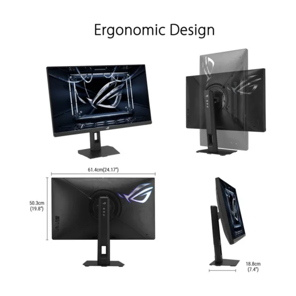 ASUS ROG Strix XG27AQNGV 27" QHD 360Hz Dual-Mode IPS Gaming Monitor, G-Sync Pulsar