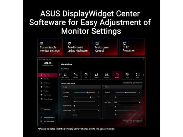 ASUS ROG Strix XG27AQDMES 27" QHD 240Hz OLED Gaming Monitor, 0.03ms