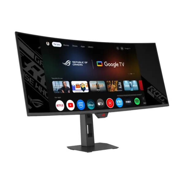 ASUS ROG Strix XG34WCDMTG 34" Ultrawide QHD 240Hz Curved OLED Gaming Monitor, Google TV