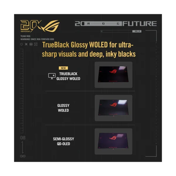 ASUS ROG Swift PG27AQWP-G 27" Dual-Mode QHD 540Hz / FHD 720Hz OLED Gaming Monitor