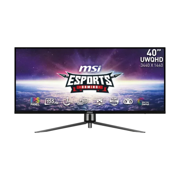 MSI MAG401QR 40" Ultrawide QHD 155Hz IPS Gaming Monitor, HDR400, KVM, USB-C