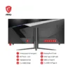 MSI MAG401QR 40" Ultrawide QHD 155Hz IPS Gaming Monitor, HDR400, KVM, USB-C