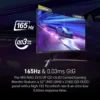 MSI MAG 321CUP QD-OLED 32" 4K UHD 165Hz Curved OLED Gaming Monitor, 0.03ms, USB-C