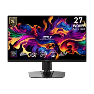 MSI MPG 271QR QD-OLED X50 27" WQHD 500Hz OLED Gaming Monitor, 0.03ms, HDR500, USB-C