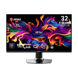 MSI MPG 322UR QD-OLED X24 32" 4K UHD 240Hz OLED Gaming Monitor, HDR500